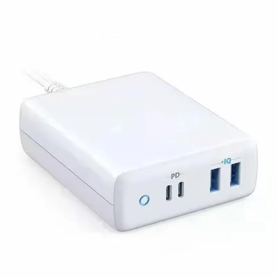 최고 품질의 급속 고속 충전 스테이션 Pd QC3.0 멀티 포트 2c2a USB 충전기 95W 범용 데스크탑 도크 전원 어댑터